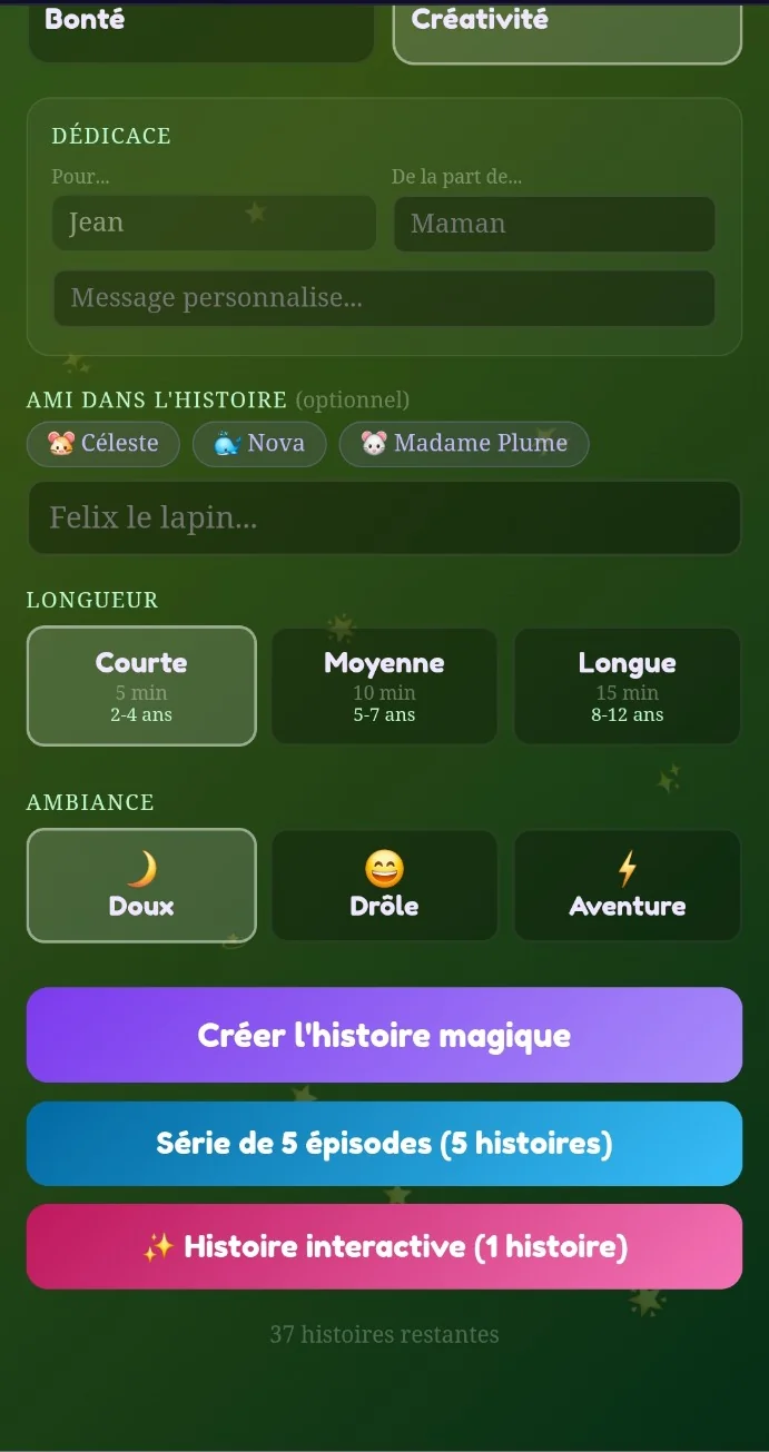 Choisir une ambiance